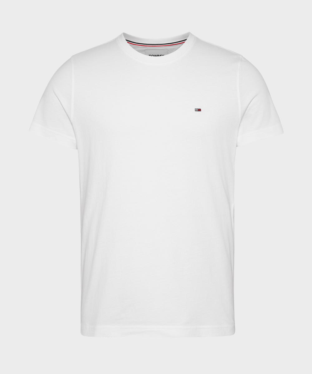 Tommy basis t-shirt Hvid
